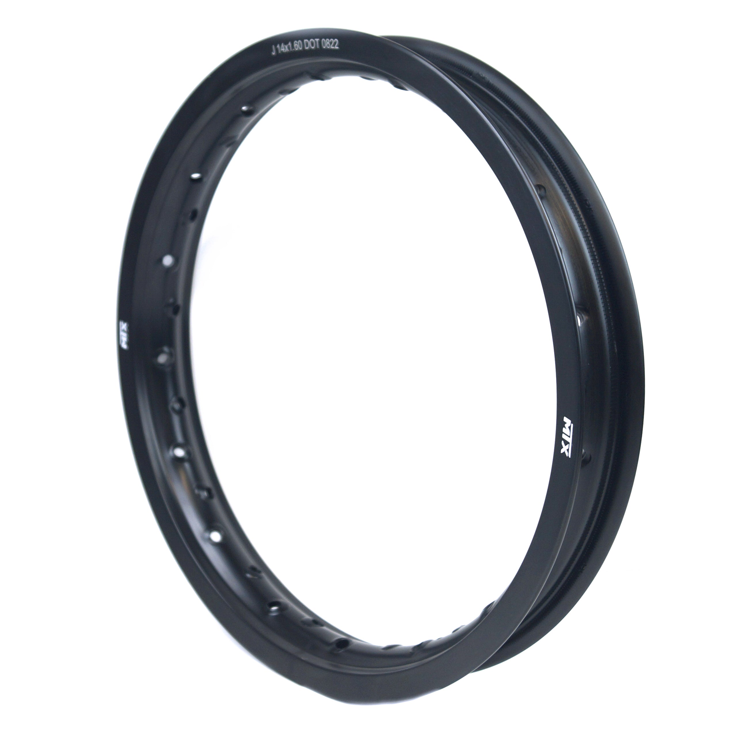 RIM 160 x 14 32H MTX MOTO ALLOY RIM BLACK MRRIM1416032B1