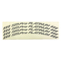 REPLACEMENT SM PRO PLATINUM STICKER SET, BLACK
