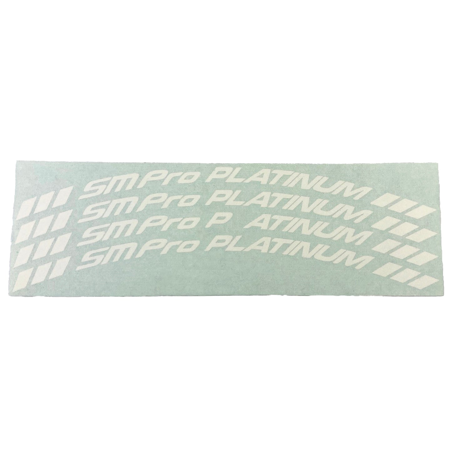 REPLACEMENT SM PRO PLATINUM STICKER SET, WHITE