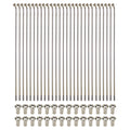 SPOKE SET 14x 28 KX80 KX85, CROSS-CENTER 50-0013 88-ON, CC50-0013, CC50-13