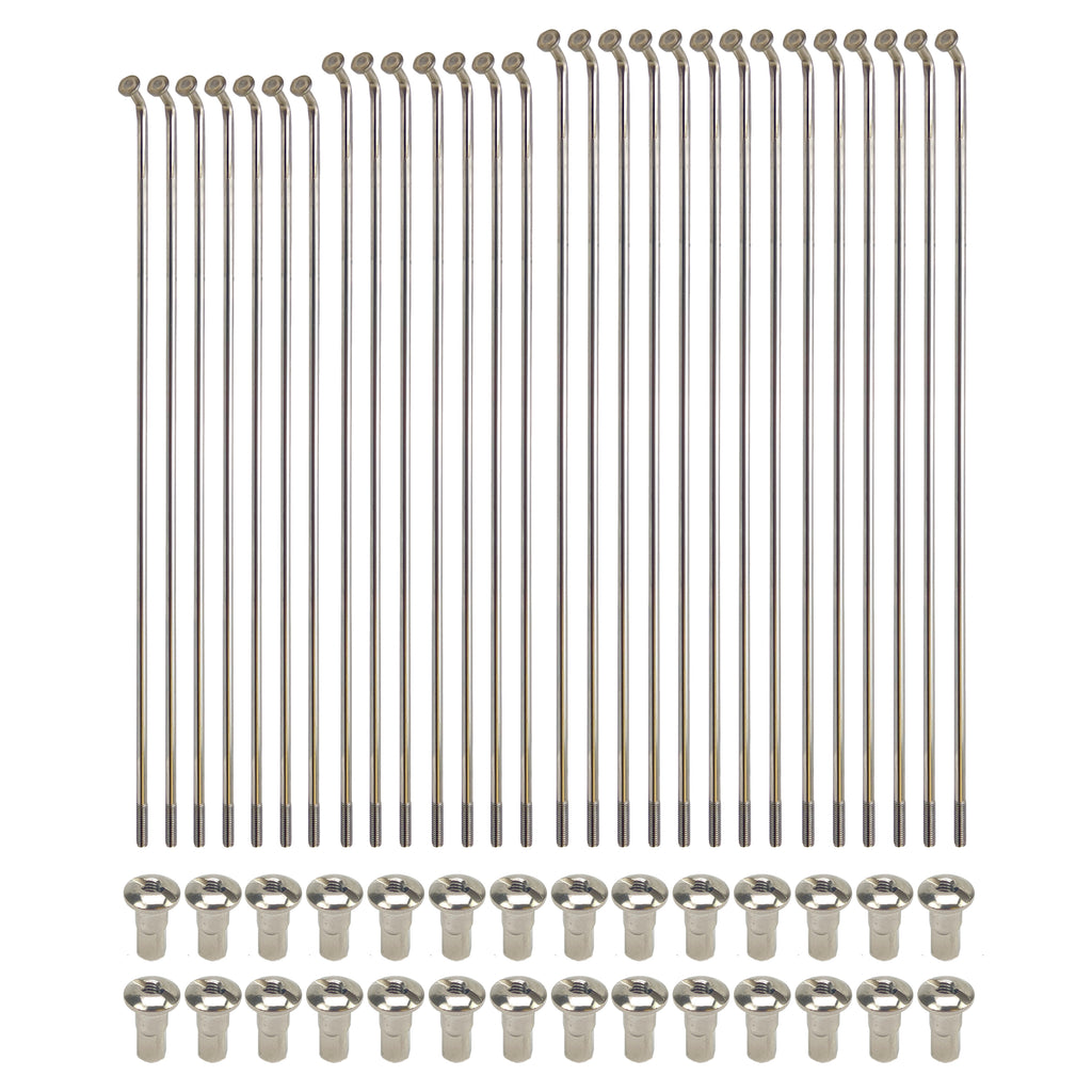 SPOKE SET 16x 28 KX80 KX85, CROSS-CENTER 50-0016 98-ON, CC50-16, CC50-0016