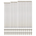 SPOKE SET 16x 28 KX80 KX85, CROSS-CENTER 50-0016 98-ON, CC50-16, CC50-0016