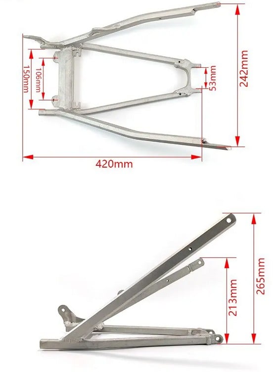 REAR SUB FRAME 2016 - 2019 KTM 125 150 250 350 450 500 EXC SX XC W F 79003002000 79003002100