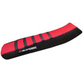 24-25 XXF ZEBRA SEAT COVER BLACK/RED, BLACKBIRD 1F03Z1