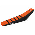 07-10 SX/SXF 08-11 EXC KTM ORANGE/BLACK ZEBRA SEAT COVER, BLACKBIRD 1518Z1