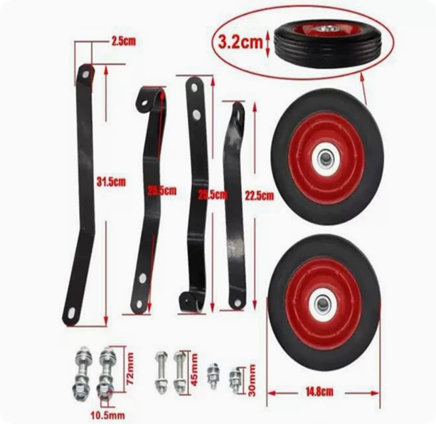 TRAINING WHEEL STABILISERS SET YAMAHA PW 50