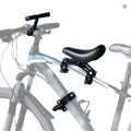 CHILD BICYCLE SEAT SET FRONT MOUNTED HANDLEBAR FOOT PEDALS ADJUSTABLE FOLDING