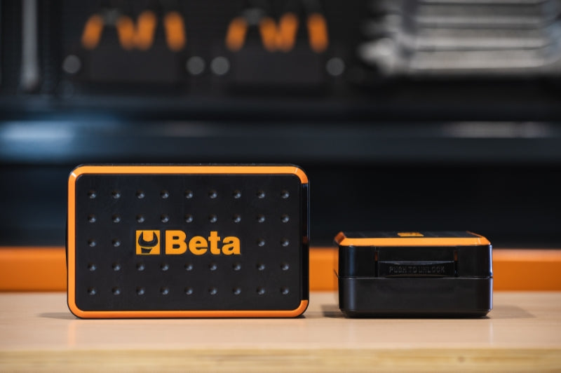 Compact Tool Case with 11 Hexagon Sockets, 21 Bits, 7 Accessories - Beta Tools 900/C39N