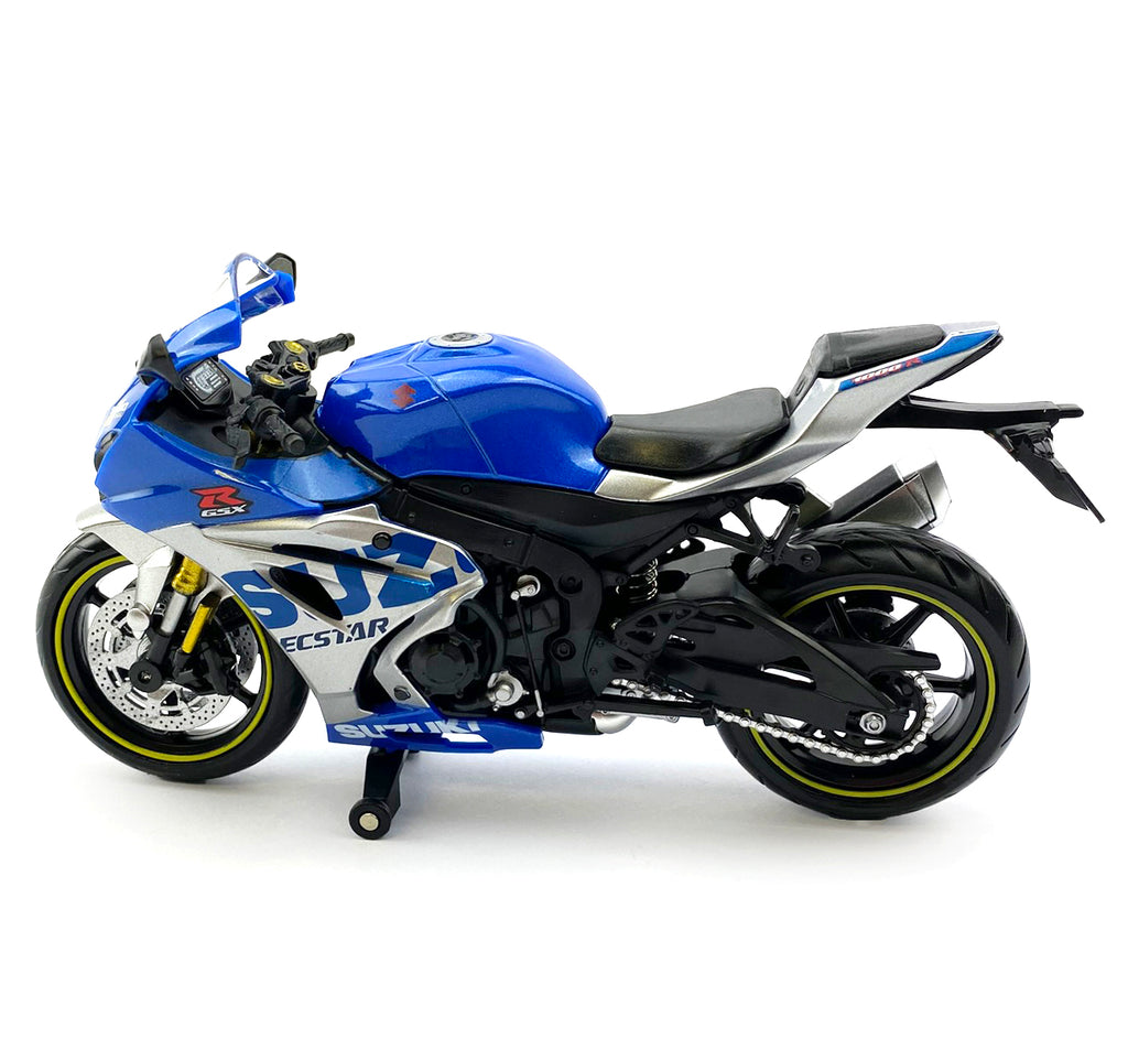 MODEL SUZUKI GSX-R1000R BLUE SCALE 1:12 DIE CAST ROAD