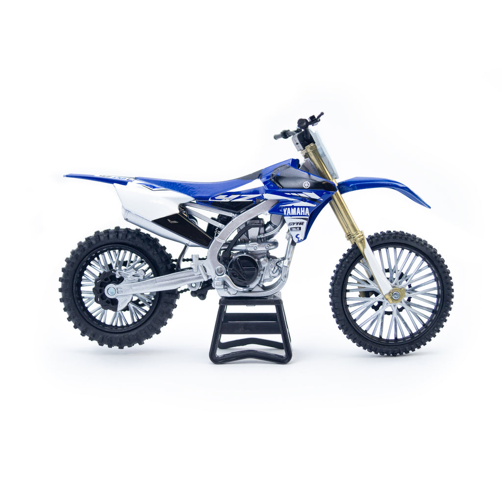 MODEL DIE CAST YAMAHA YZ 450 F, 2016, BLUE AND WHITE, SCALE 1:12, NEWRAY 57983, MX
