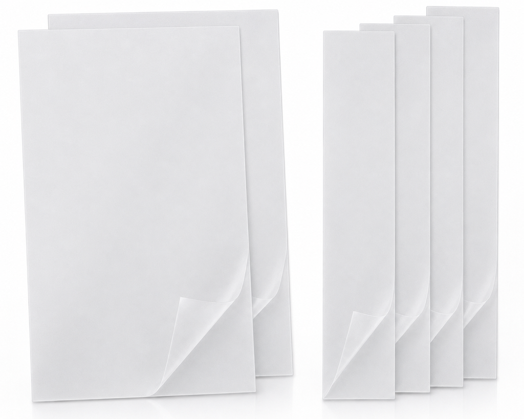 CLEAR MATTE INVISIBLE FRAME PAINT PROTECTOR VINYL 80 MICRON PPF 6 SHEET UNIVERSAL