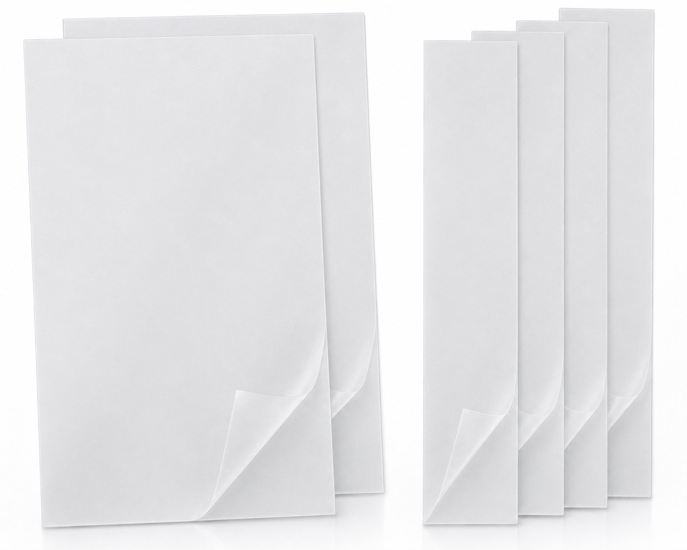 CLEAR MATTE INVISIBLE FRAME PAINT PROTECTOR VINYL 80 MICRON PPF 6 SHEET UNIVERSAL