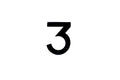 NUMBER PLATE DIGITS 3 EACH