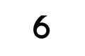 NUMBER PLATE DIGITS 6 EACH