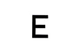 NUMBER PLATE DIGITS E EACH