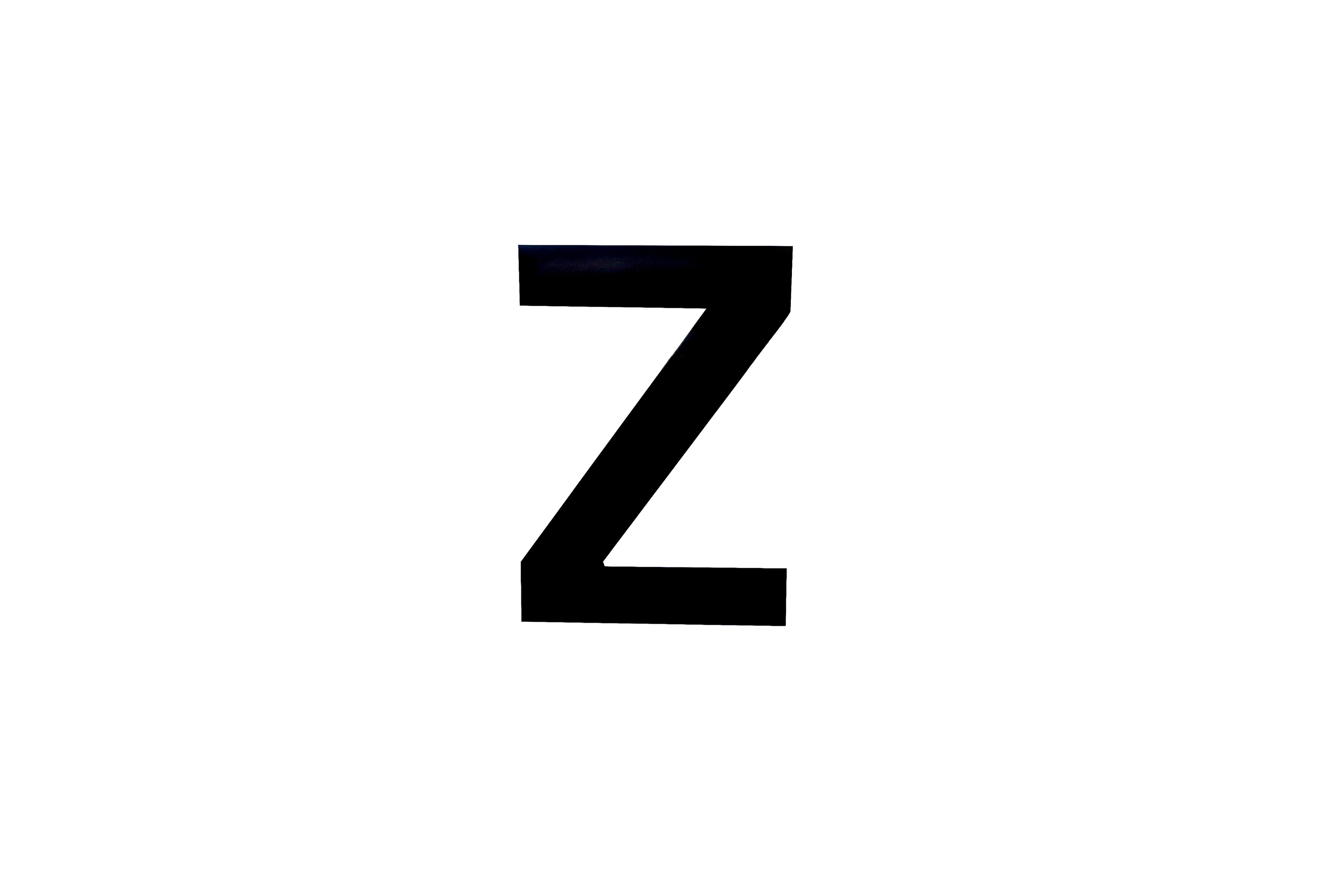 NUMBER PLATE DIGITS Z EACH