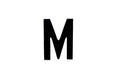 NUMBER PLATE DIGITS BIG M EACH