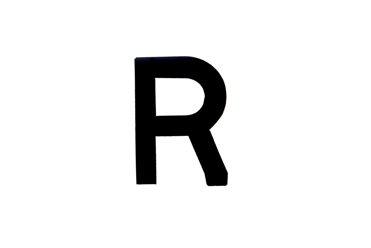 What Number Looks Like R NUMBER PLATE DIGITS BIG R EACH – SMXOFFROAD Ltd