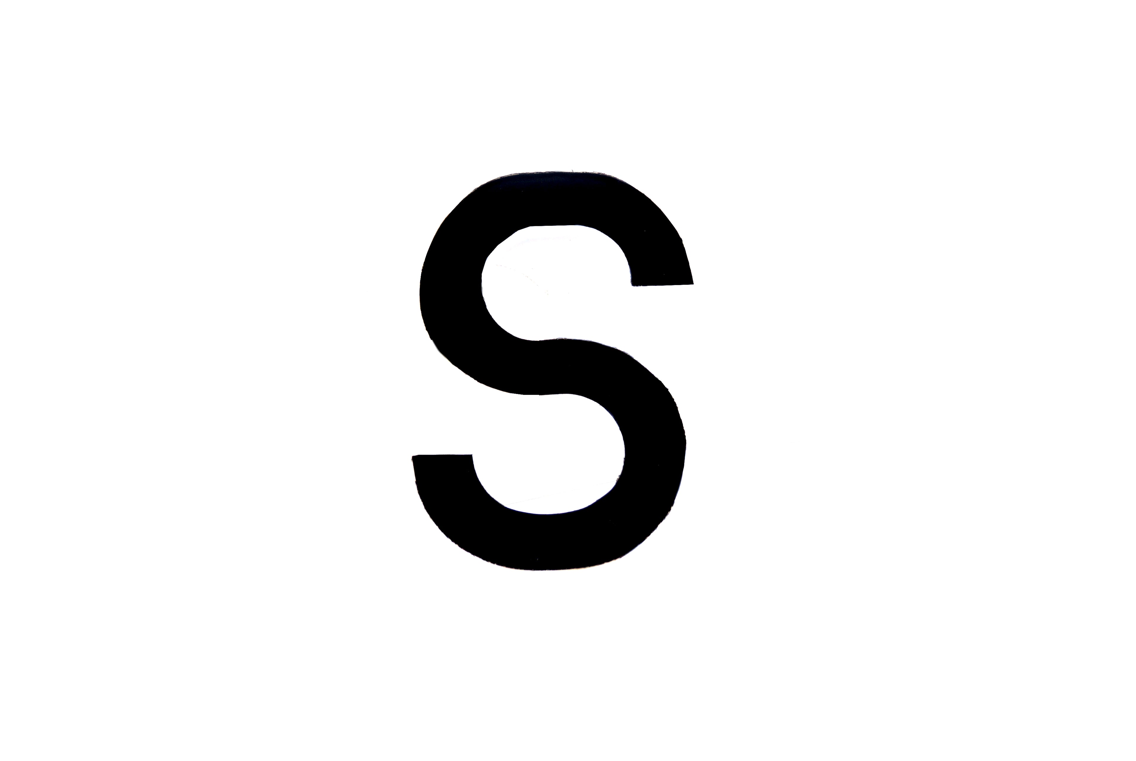 NUMBER PLATE DIGITS BIG S EACH