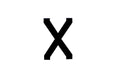NUMBER PLATE DIGITS BIG X EACH