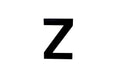 NUMBER PLATE DIGITS BIG Z EACH