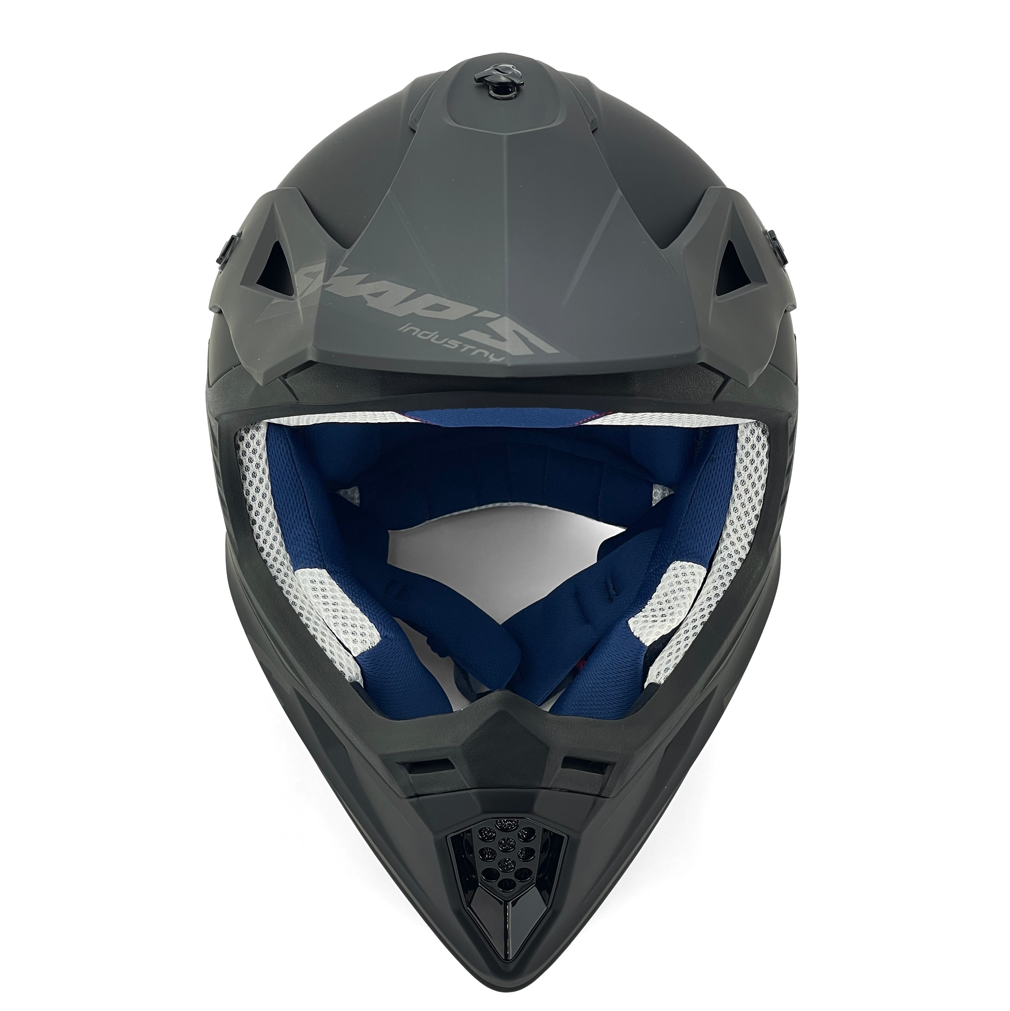 MX HELMET XL 62 MATT BLACK, SWAP'S S818 FULL FACE CSW1F1005, !! ACU GOLD APPROVED !!