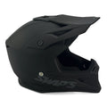MOTOCROSS HELMET SWAPS S818 - MATT BLACK - SIZE XS 53cm - 54cm