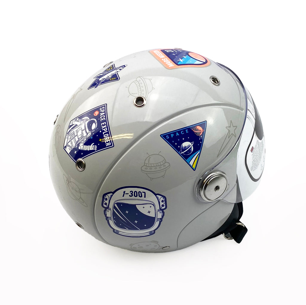 KIDS HELMET Large 51-52cm - SPUTNIK S775 Silver, S-Line JJS2G1003