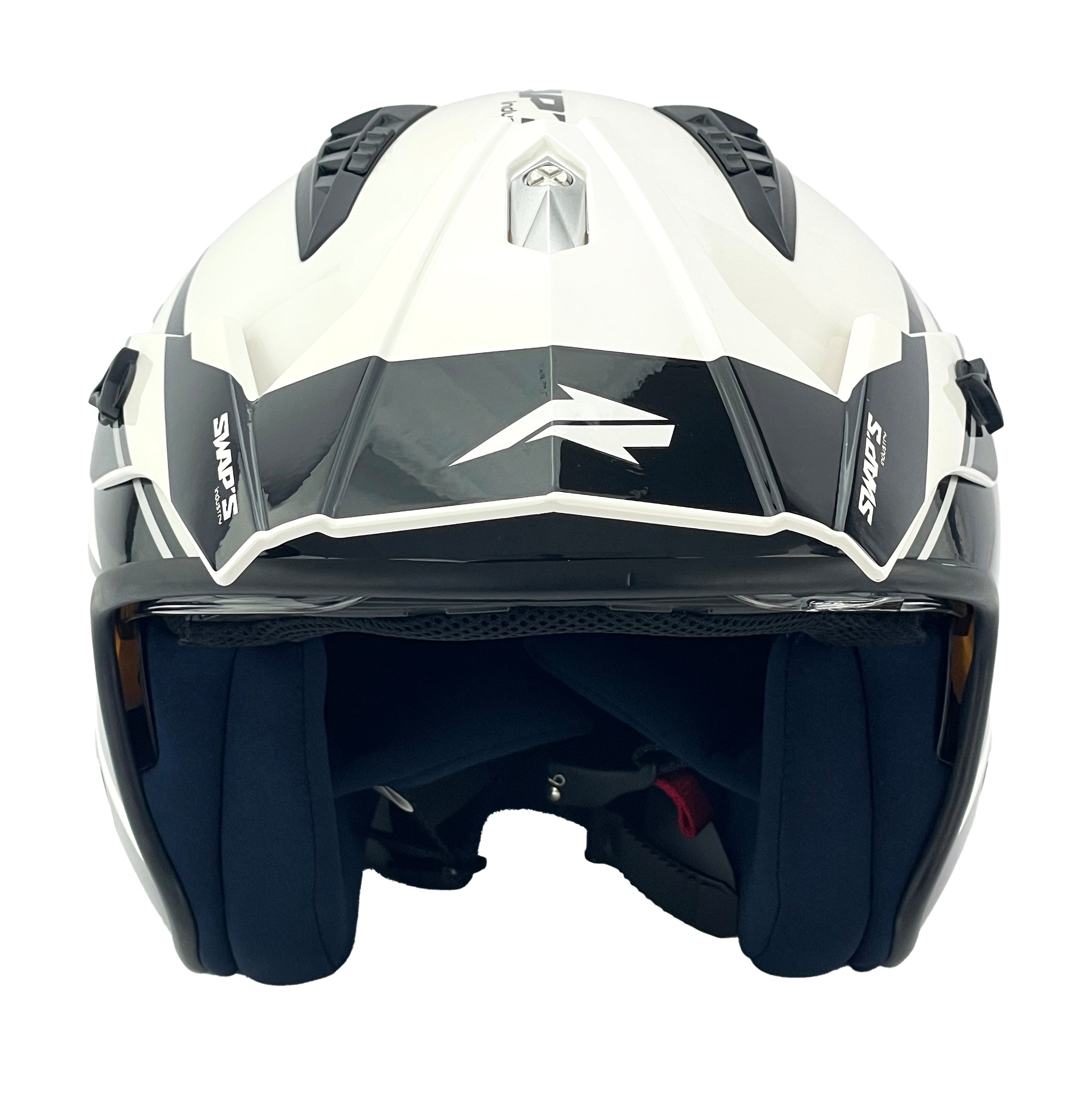 HELMET JET - XS 54cm White/Black, SWAPS S769, JTR2G1101