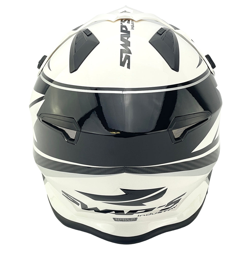 HELMET JET - XS 54cm White/Black, SWAPS S769, JTR2G1101