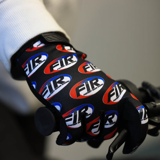 FIR ADULT MX GLOVES - S - FIR LOGO PATTERN