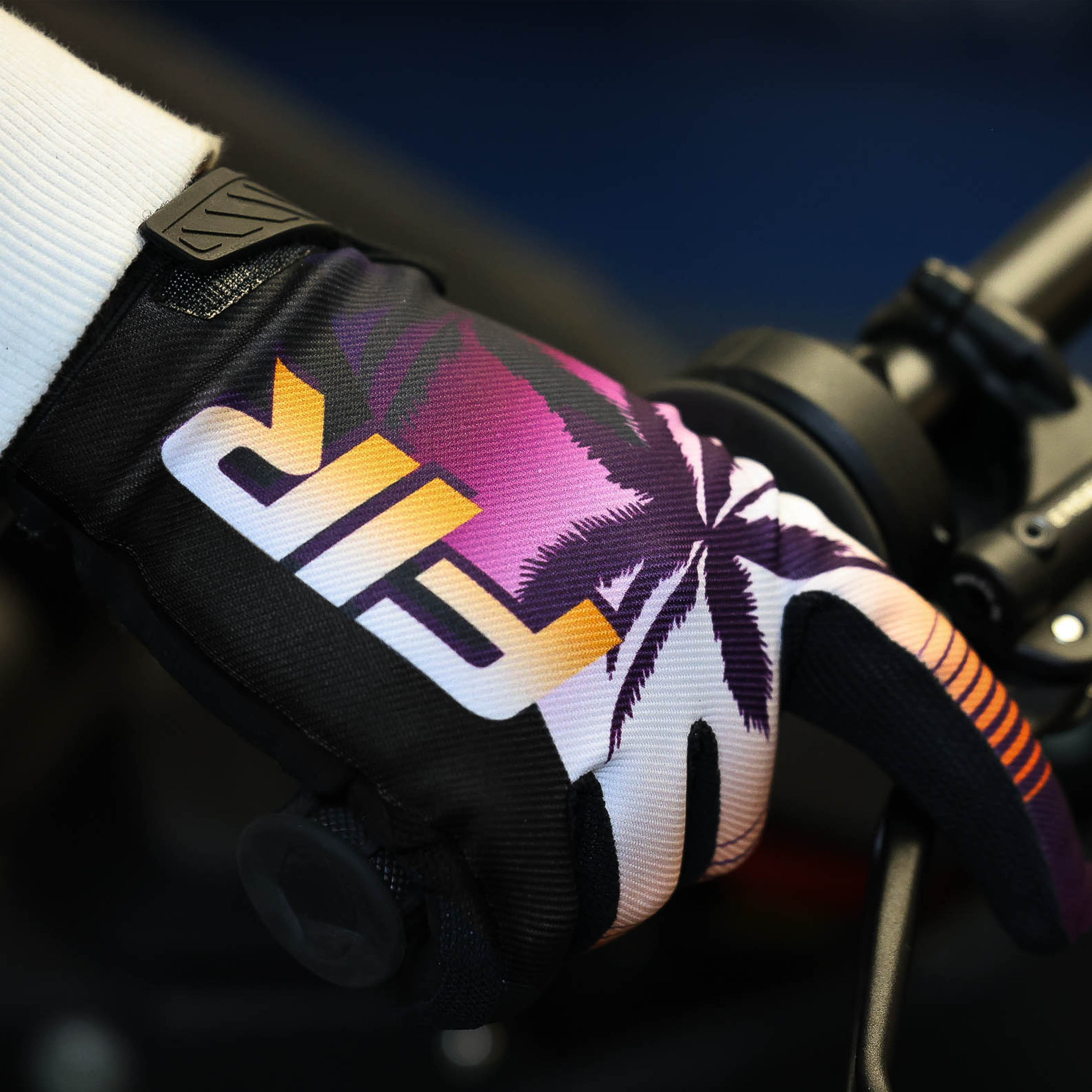 FIR ADULT MX GLOVES - S - RETRO VAPORWAVE SUNSET