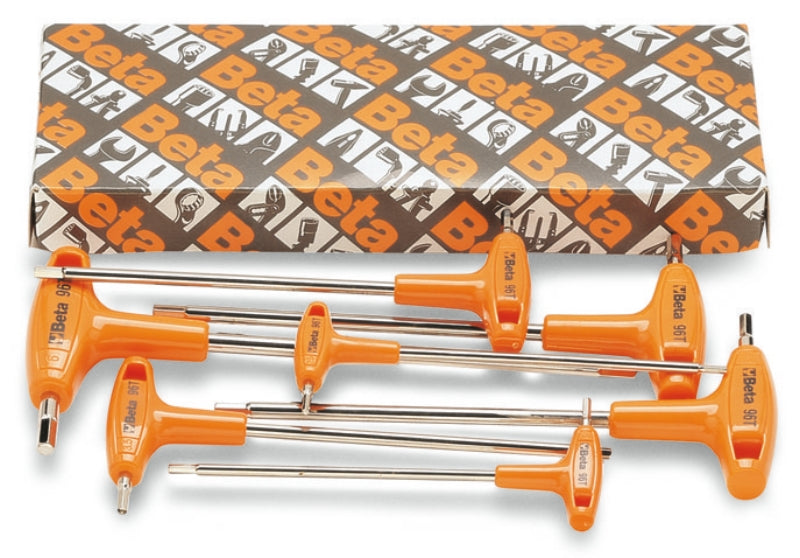 Offset Hexagon Key Wrench Set with Handles 2.5mm - 6mm - Beta Tools 96T/S5P