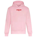 BUBBLE TEXT PINK UNISEX HOODIE - M