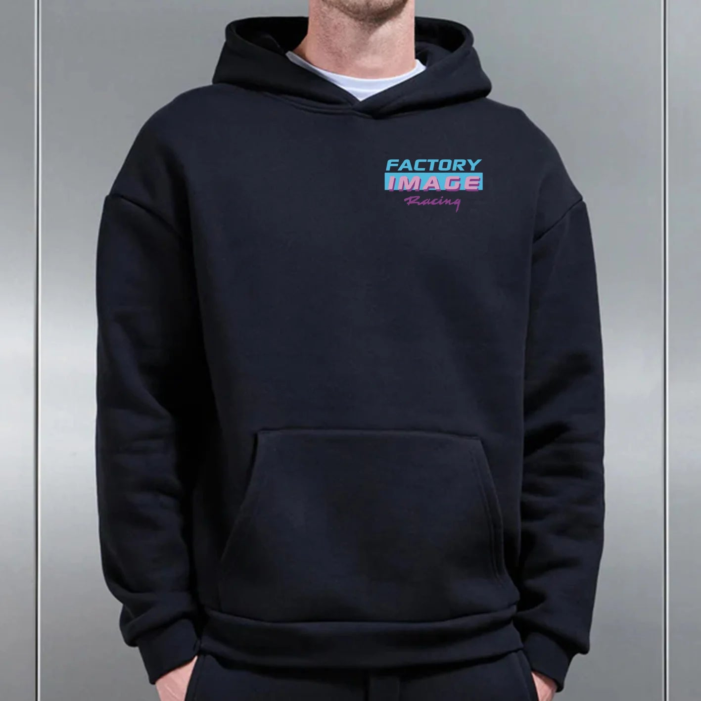 MIAMI BLACK UNISEX HOODIE - L