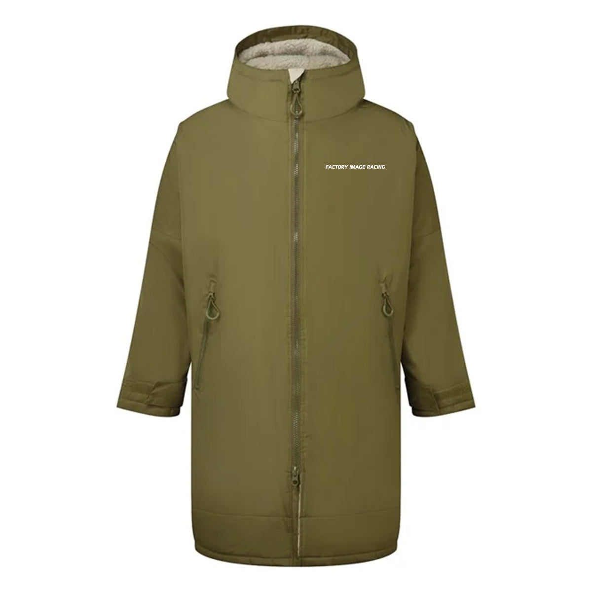 CHANGING DRY ROBE - FIR TEXT - GREEN - ADULT L/XL
