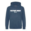 BUBBLE TEXT BLUE KIDS HOODIE - SIZE - 7/8