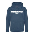 BUBBLE TEXT BLUE KIDS HOODIE - SIZE - 9/11