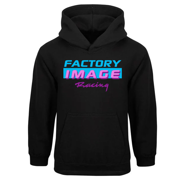 MIAMI BLACK KIDS HOODIE - SIZE - 1/2