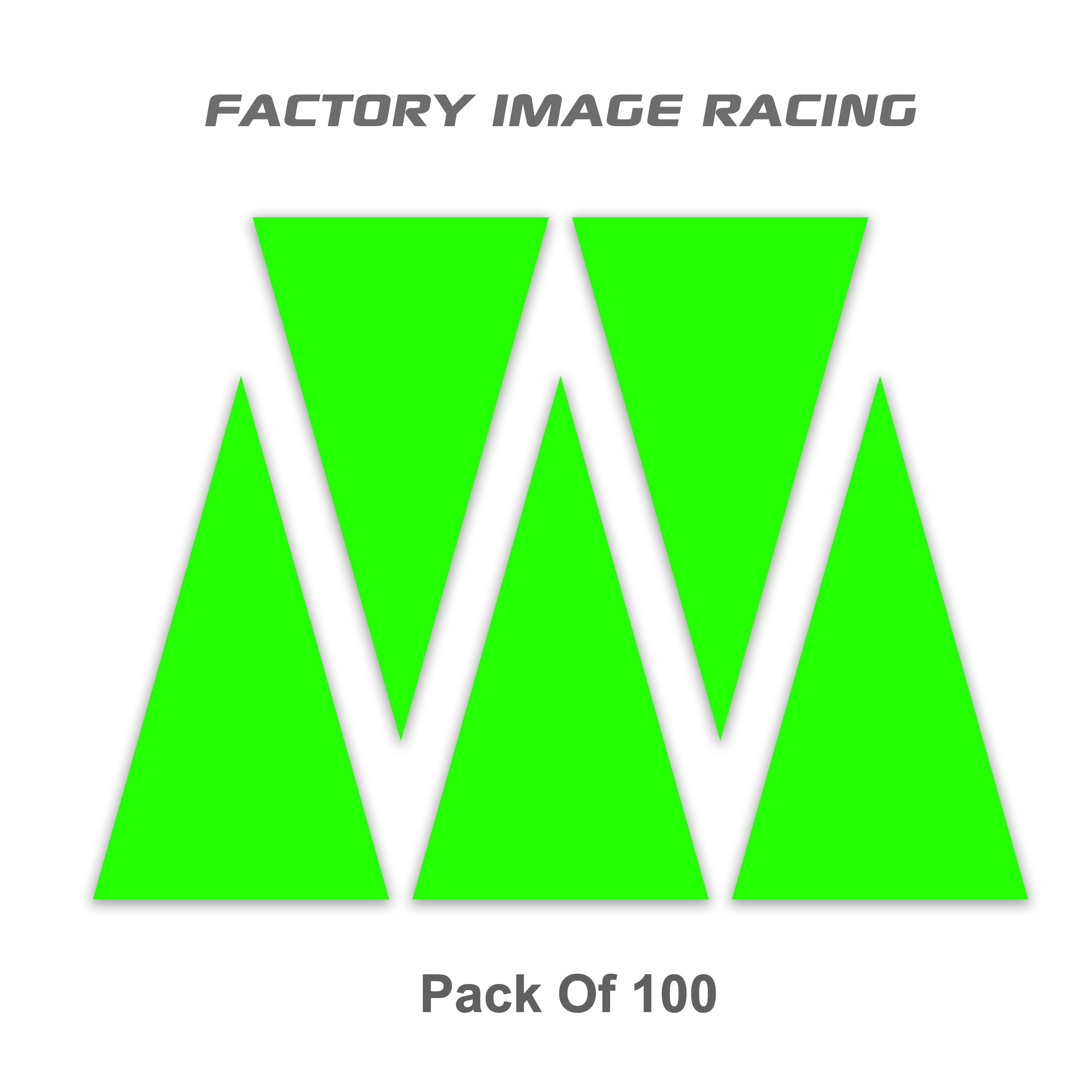 ENDURO TRACK MARKING ARROWS NEON GREEN 100PCS