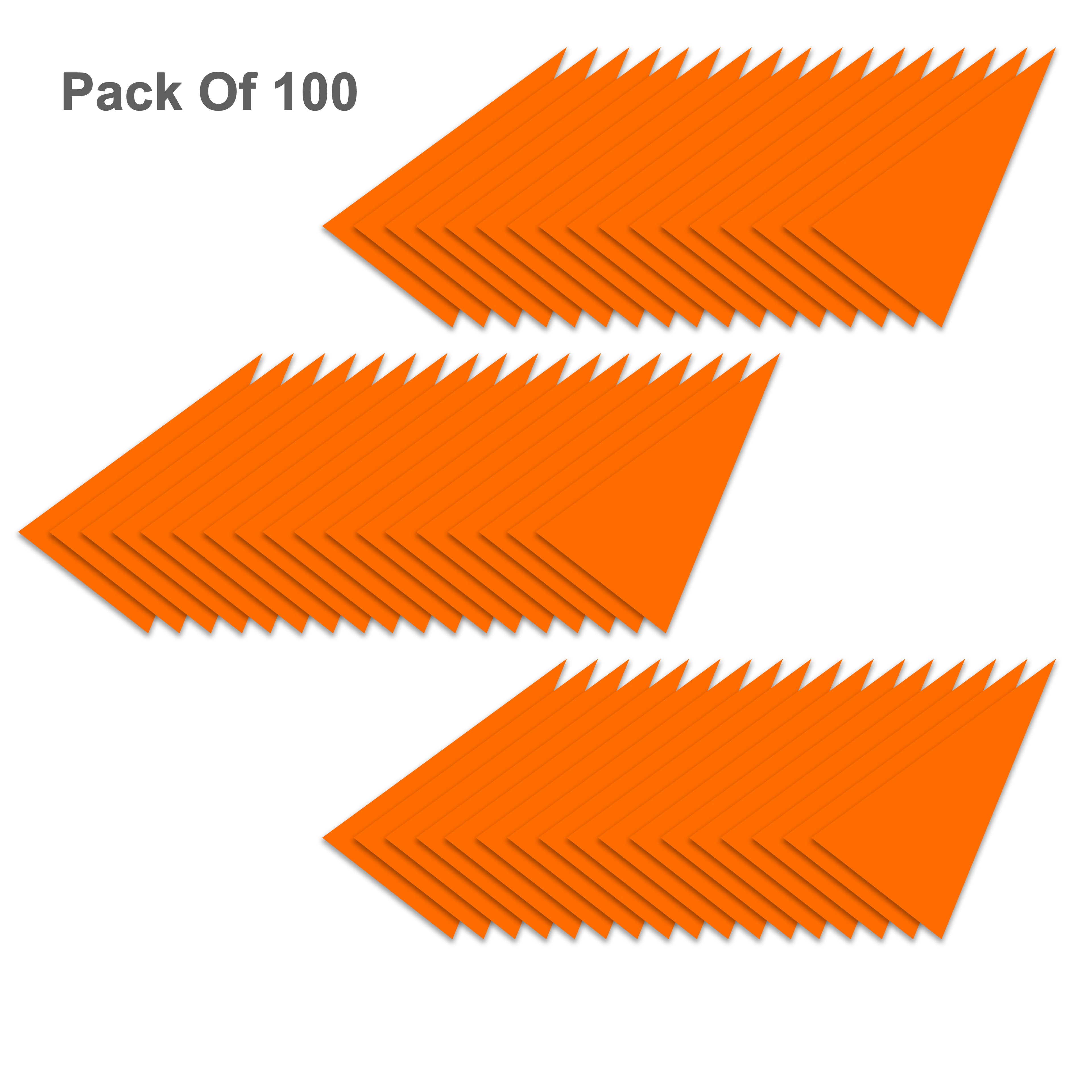 ENDURO TRACK MARKING ARROWS NEON ORANGE 100PCS