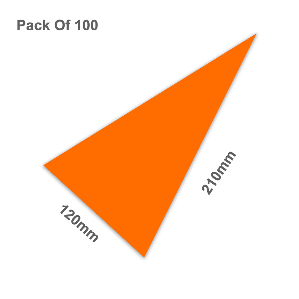 ENDURO TRACK MARKING ARROWS NEON ORANGE 100PCS