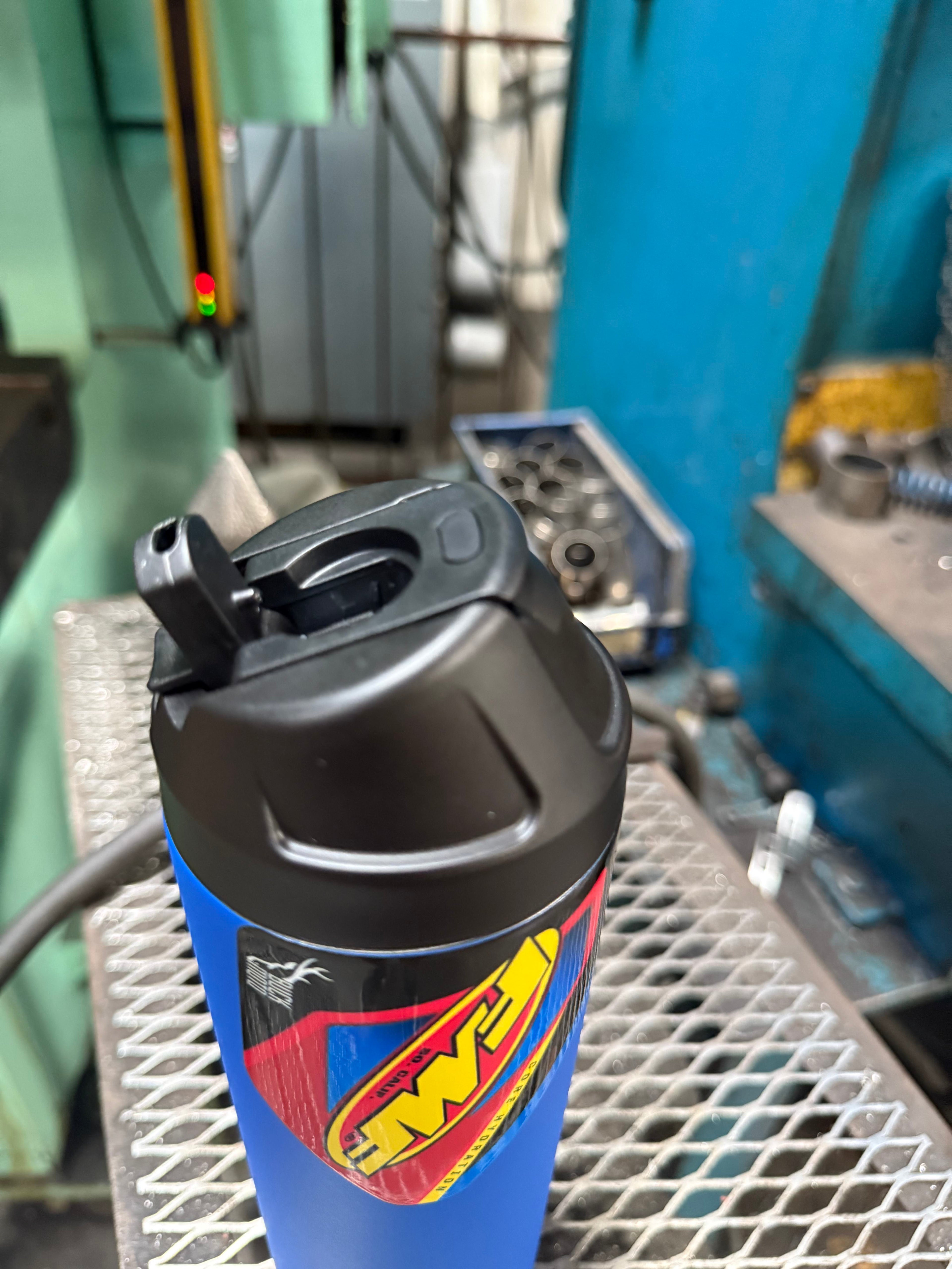 FMF STAINLESS 590ML FACTORY FATTY 4.1 WATER BOTTLE