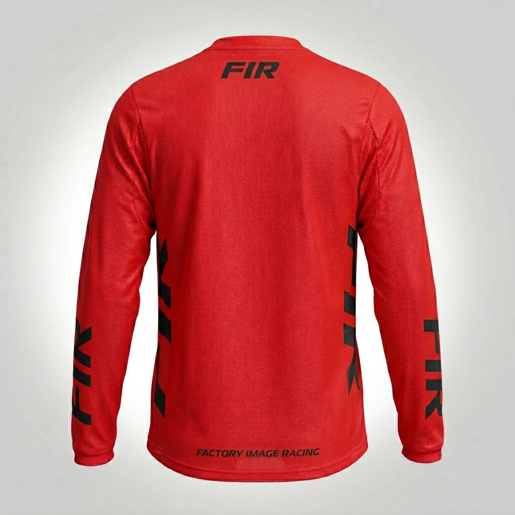 MINIMAL JERSEY RED XXL, MX RACE WEAR, ENDURO GEAR