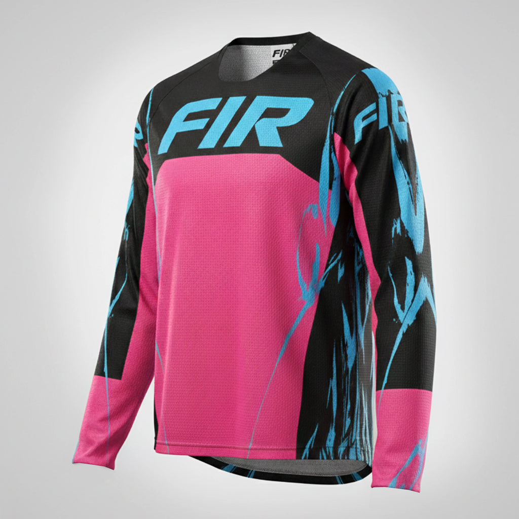 EFFEX JERSEY PINK AND BLUE L, MX RACE WEAR, ENDURO GEAR