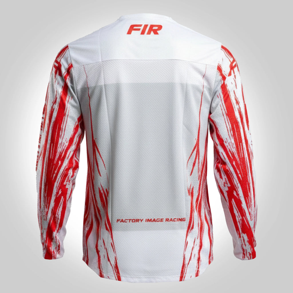 EFFEX JERSEY GREY AND RED XL, MX RACE WEAR, ENDURO GEAR