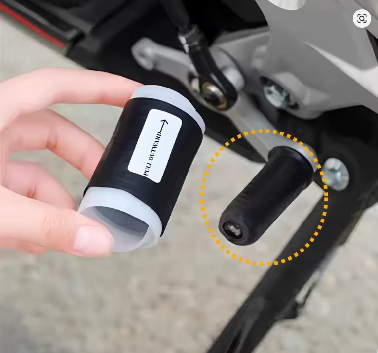 GEAR SHIFT LEVER COVER 1PCS UNIVERSAL MOTORCYCLE ATV SCOOTER SILICONE ANTI-SLIP SHOE GUARD BLACK