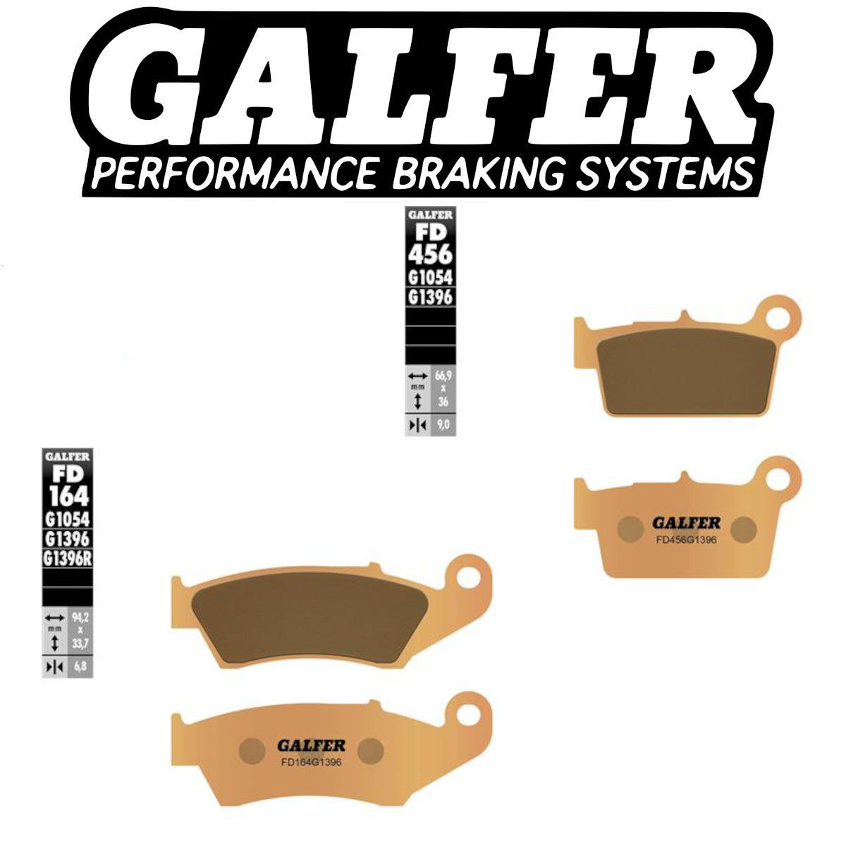 GALFER BETA RR 250 / 300 / 350 / 400 / 450 2005 - 2023 DELANTERO