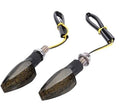INDICATORS LED OVAL SHORT BLACK PAIR
