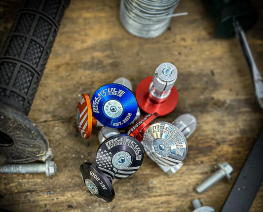 MOLECULE BILLET BAR END CAPS